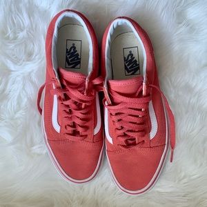 Vans Old Skool Skate Shoes, Coral